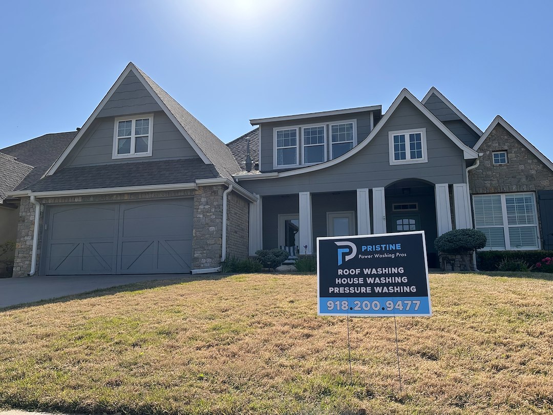 House Washing Project – Jenks, Oklahoma