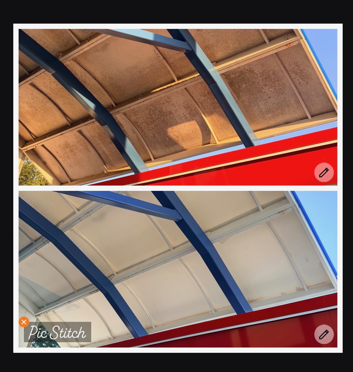 Commercial Soft Washing: The Safe Way to Restore TPO Roofs, Awnings, Canopies & Delicate Exterior Surfaces
