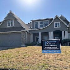 House Washing Project – Jenks, Oklahoma
